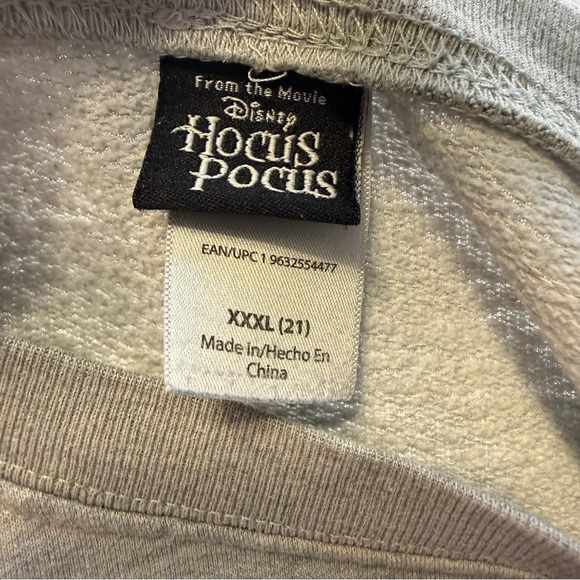 Gray Hocus Pocus Graphic Sweatshirt Women’s Size XXXL (21) - Picture 5 of 6